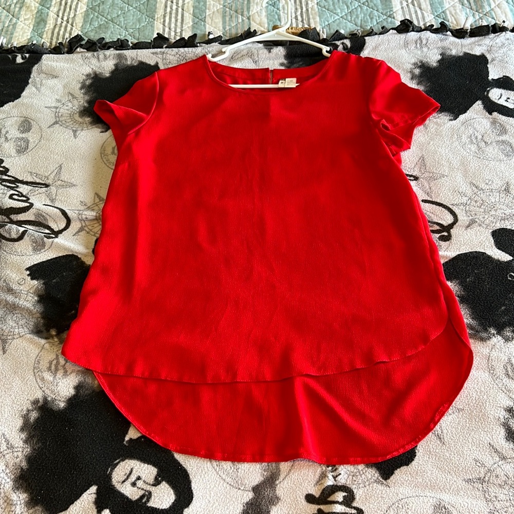 Red blouse. True to size.